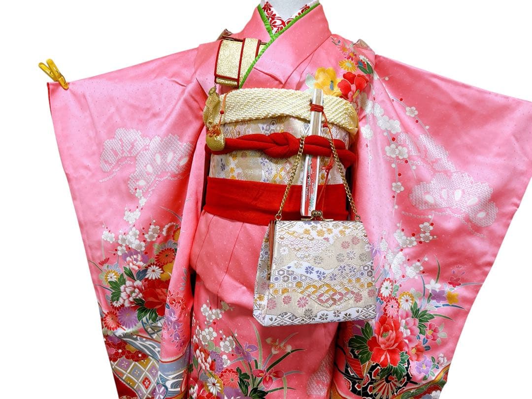 本格正絹♡七五三　7歳　フルセット　一式　ピンク