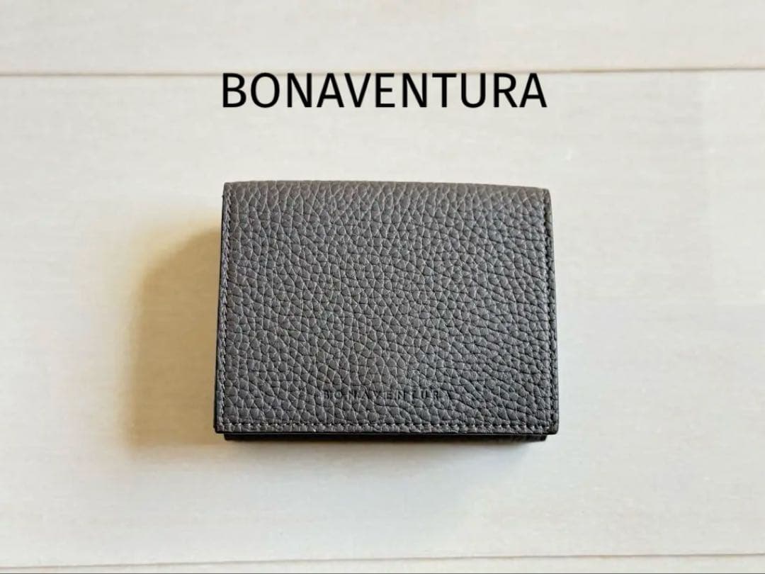 BONAVENTURA グレー 三つ折り財布