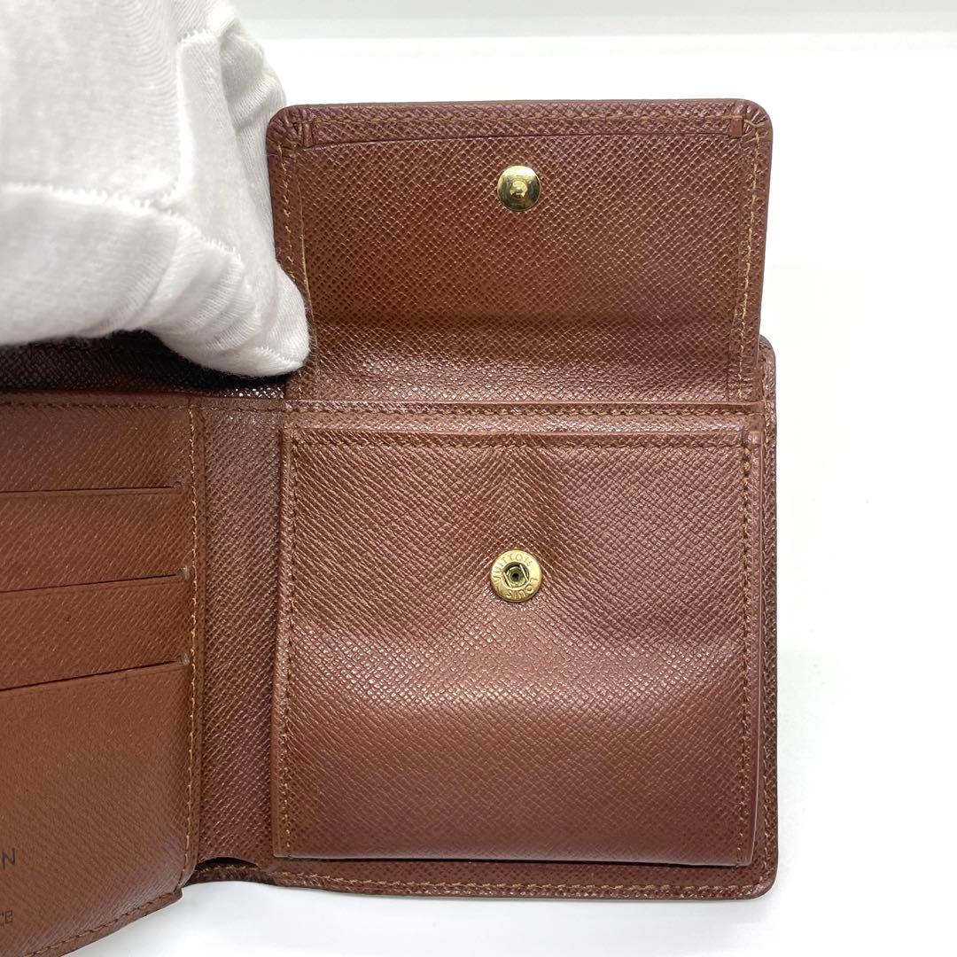 ルイヴィトン モノグラム ポルトビエ カルトクレディ モネ 折り財布