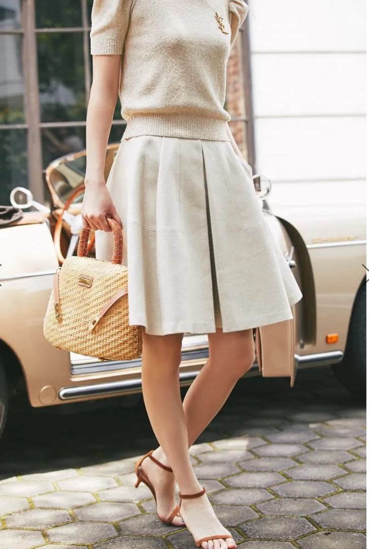 【未使用品】seventen ハイウエストフレアキュロット