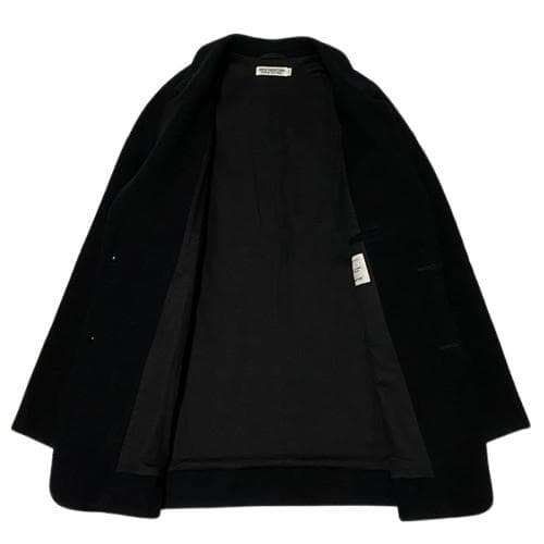 良品 定価70400円 COOTIE ウールモッサ チェスターコート ブラックL