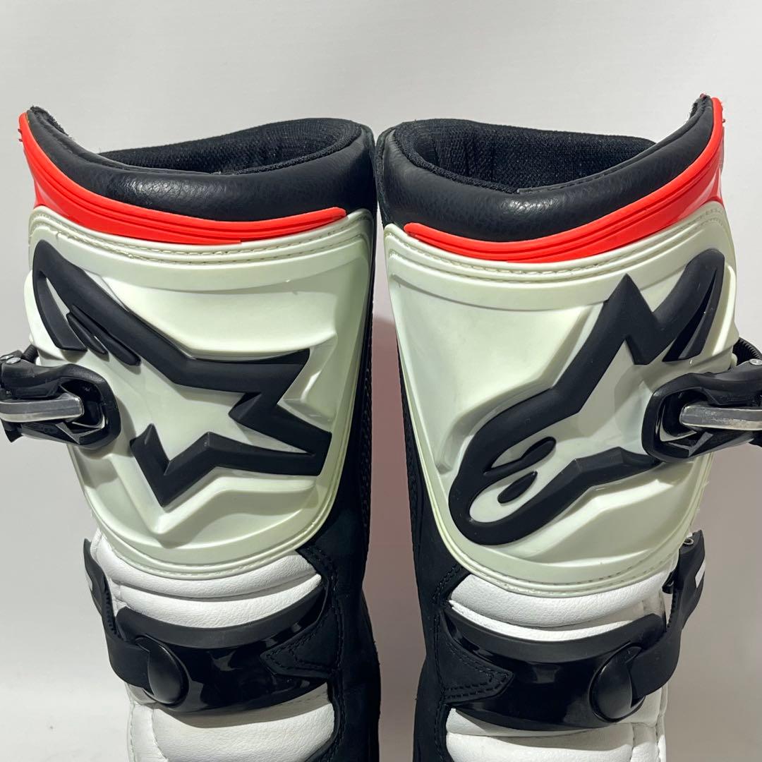 希少　Alpinestars 赤黒白　トライアルブーツ　tech-T 44.5