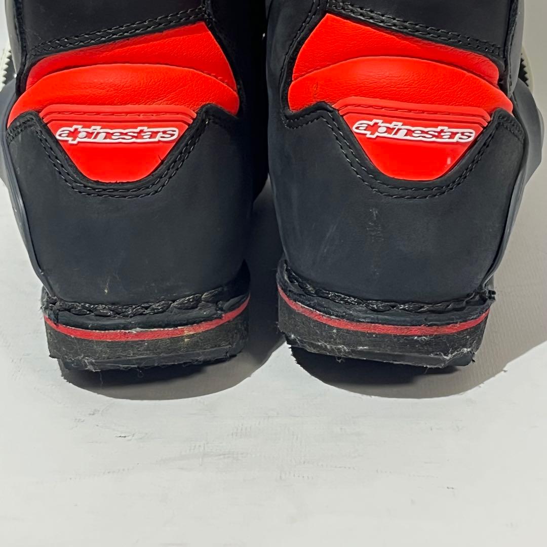 希少　Alpinestars 赤黒白　トライアルブーツ　tech-T 44.5