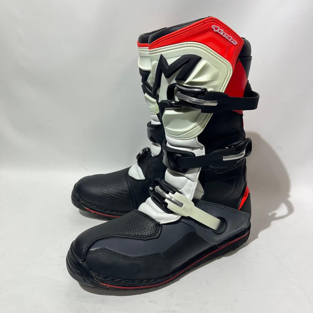 希少　Alpinestars 赤黒白　トライアルブーツ　tech-T 44.5