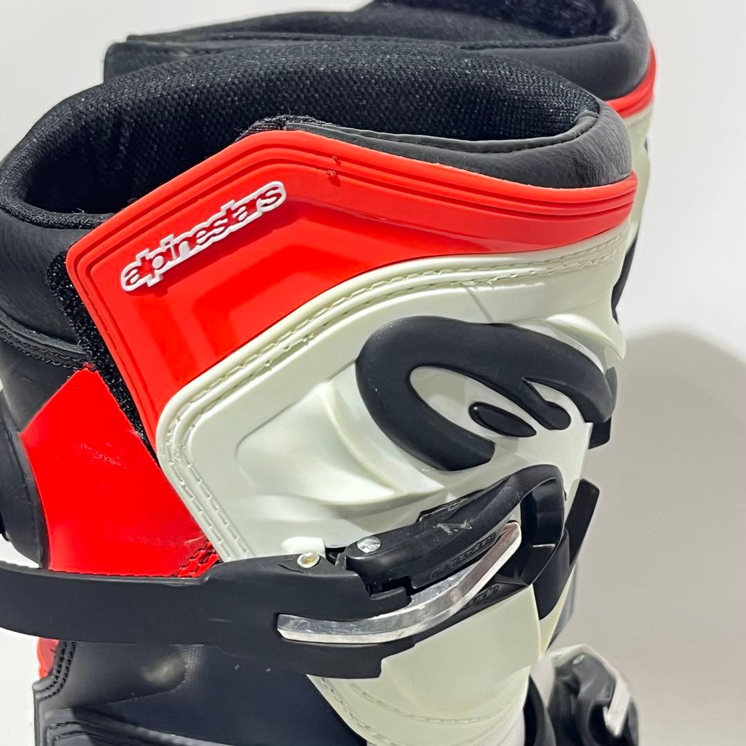 希少　Alpinestars 赤黒白　トライアルブーツ　tech-T 44.5