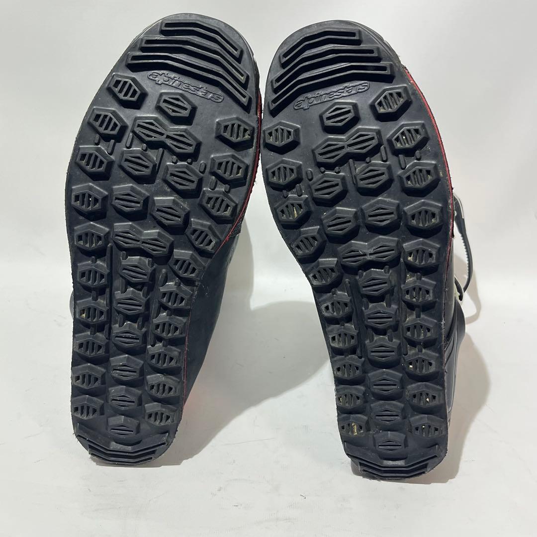 希少　Alpinestars 赤黒白　トライアルブーツ　tech-T 44.5