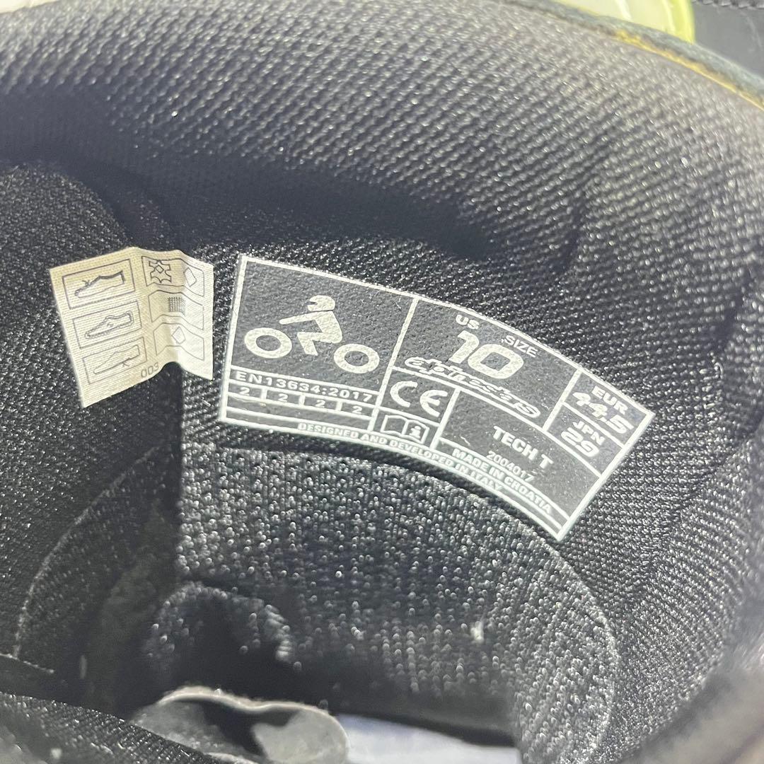 希少　Alpinestars 赤黒白　トライアルブーツ　tech-T 44.5