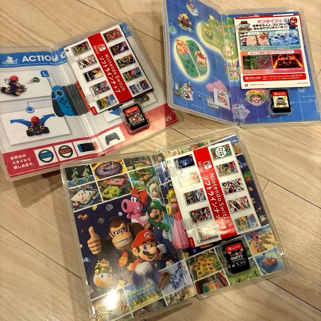マリオカート8デラックス、ジャンボリー、マリオパーティスーパースターズ3本セット