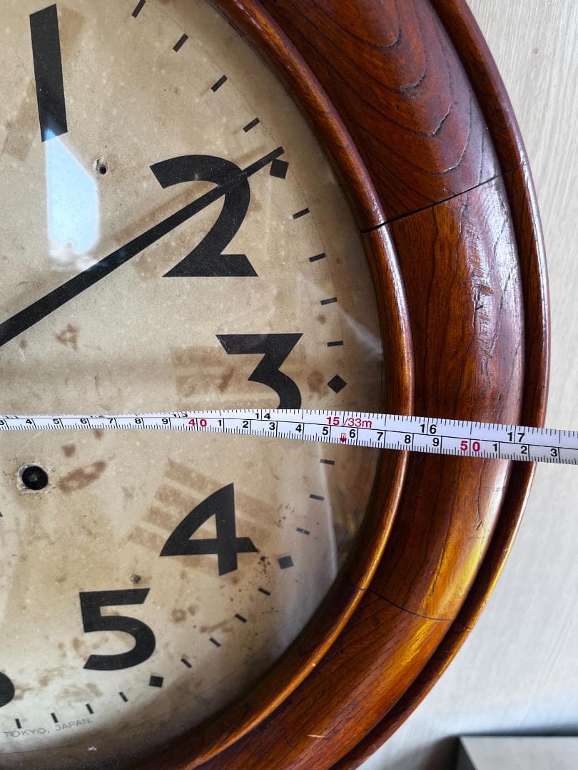 SEIKOSHA 木製柱時計