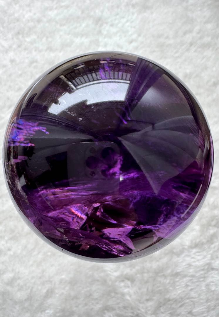 アメジスト スフィア 丸玉 大玉 70mm 最高品質 レア