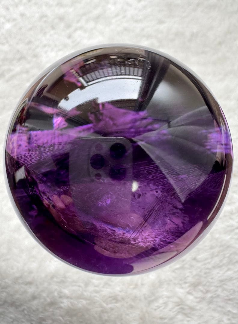 アメジスト スフィア 丸玉 大玉 70mm 最高品質 レア
