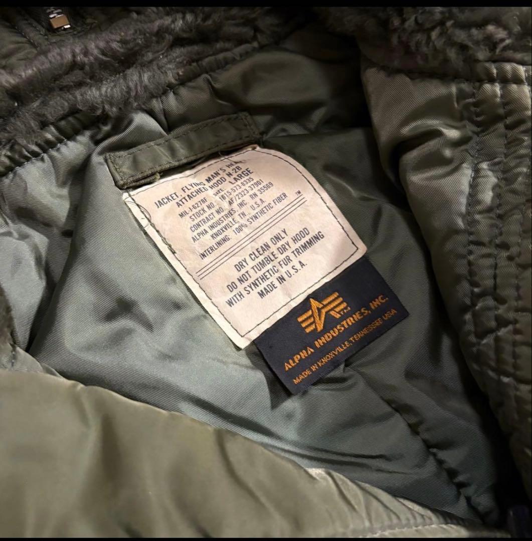 ジャケット・アウター 80s 90s vintage ALPHA INDUSTRIES N-2B