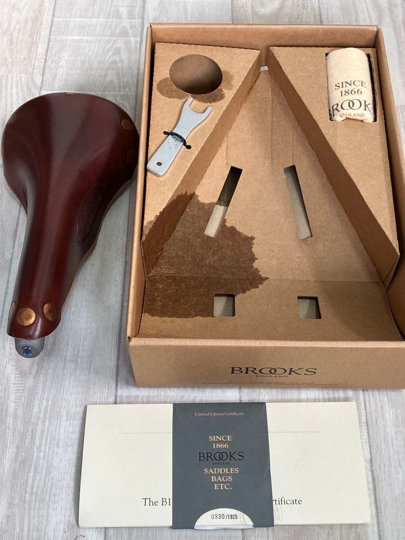 Brooks ブルックス　チタン　スプリンターB17 ブラウンレザーサドル　B1