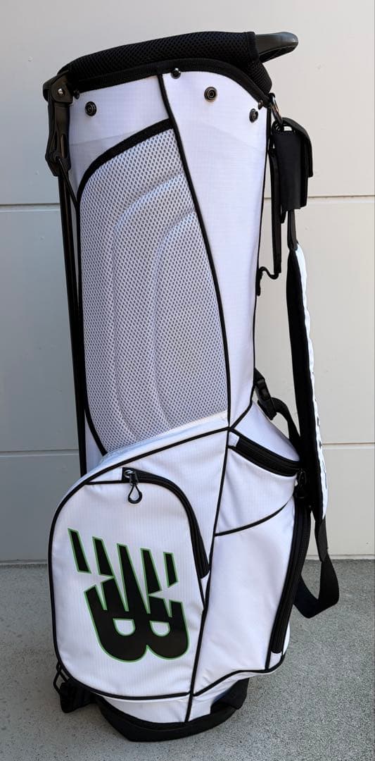 new balance キャディバッグ スタンドバック ホワイト 7.5型