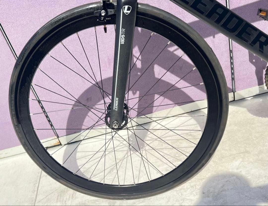 LEADER シングルスピードバイクブラック1805TR 状態良