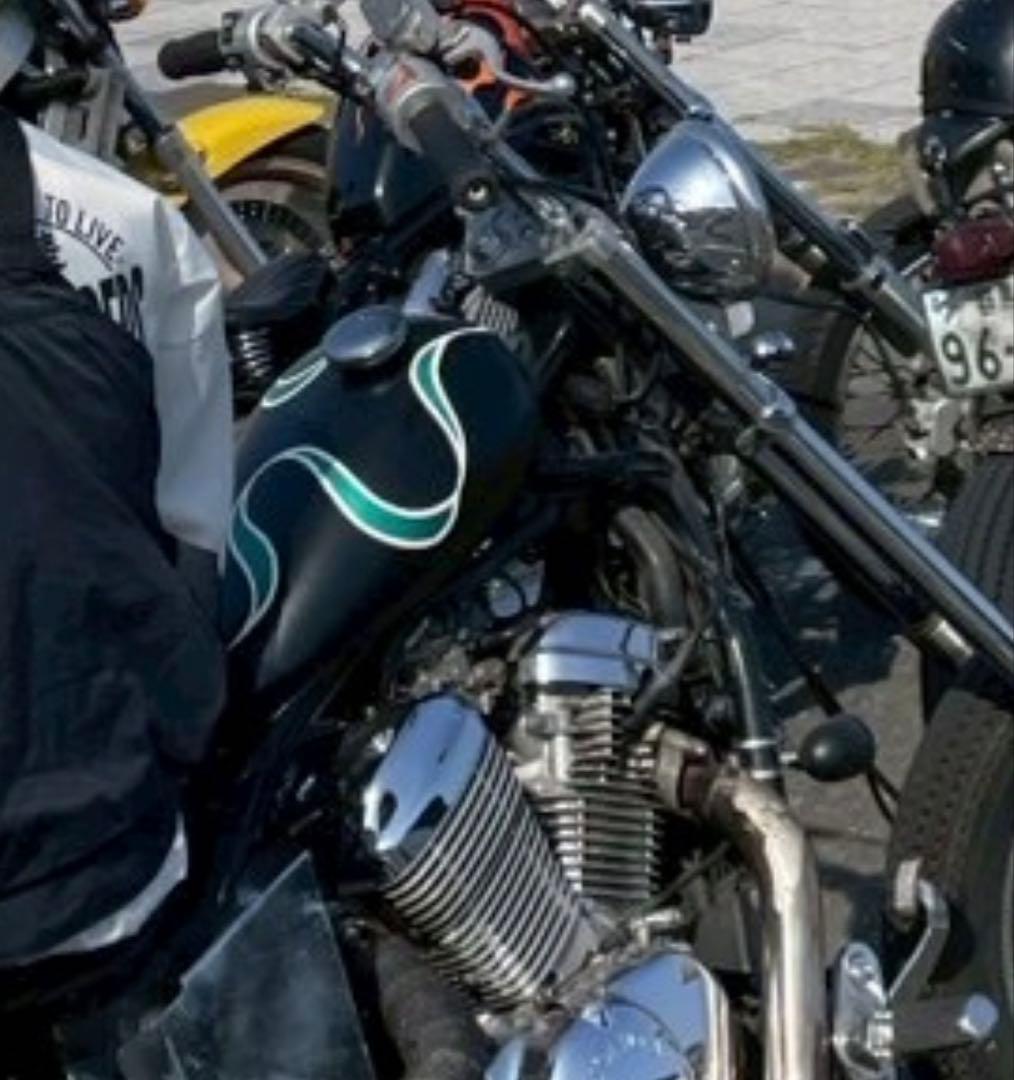 t&f製 マスタングタンク スティード用 アメリカンバイク steed400