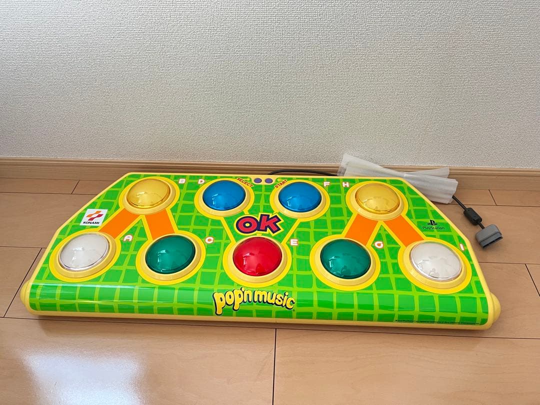 【美品・おまけ付き】ポップンミュージック アーケードコントローラー PS1,2用
