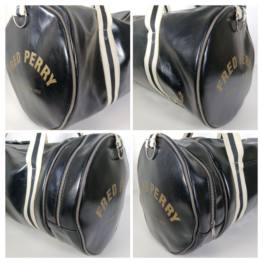✨美品✨フレッドペリー クラシックバレルバッグ ドラム型