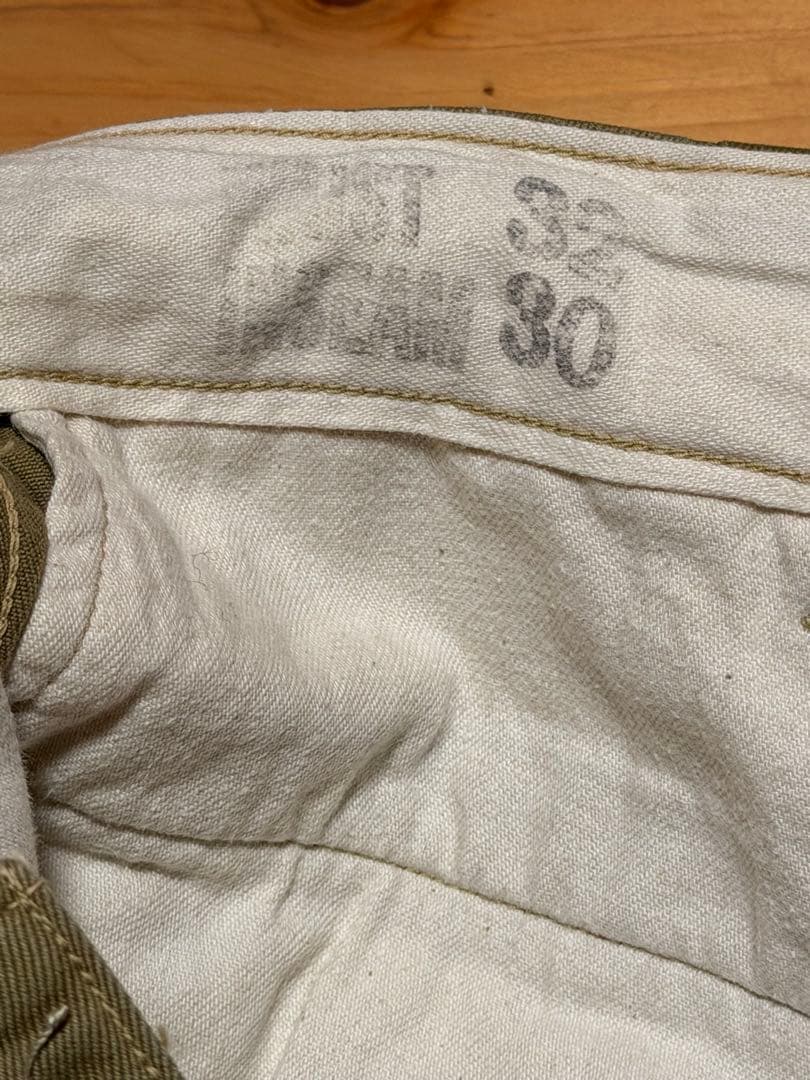 ウエアハウス　Lot 1216 M-41 ミリタリー　チノ　32