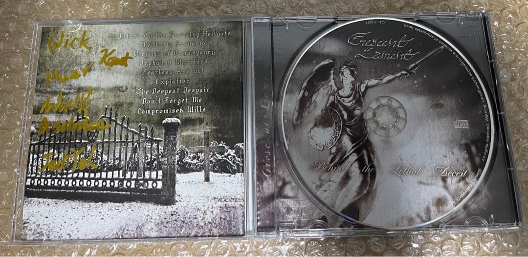 Crescent Lament ゴシックメタル　1stアルバム　廃盤　サイン入
