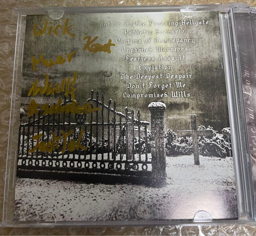 Crescent Lament ゴシックメタル　1stアルバム　廃盤　サイン入