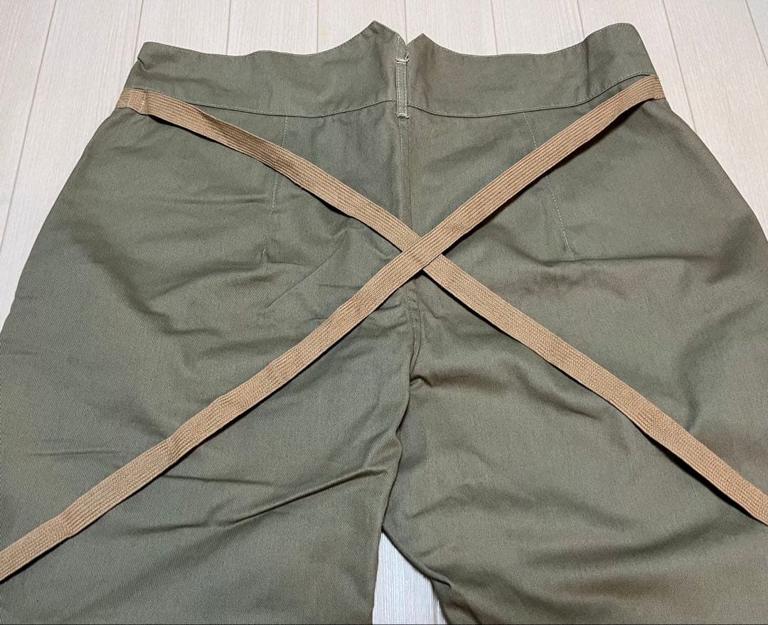 日本陸軍　櫻井製　精密複製　改四五式夏袴　サイズ大　未使用