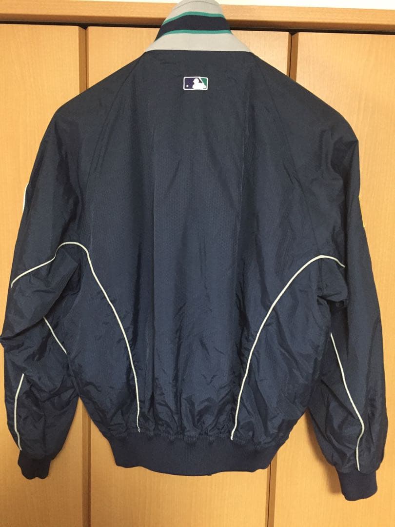 MLB シアトル・マリナーズ　ナイロンスタジャンM フリースなし