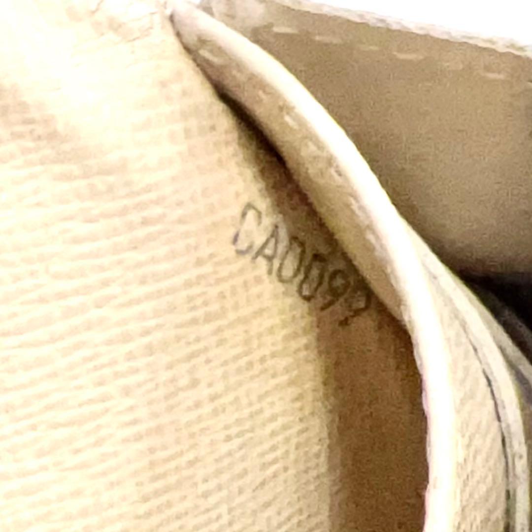 ルイヴィトン ダミエ アズール ポルトフォイユ サラ 長財布 白 N61735