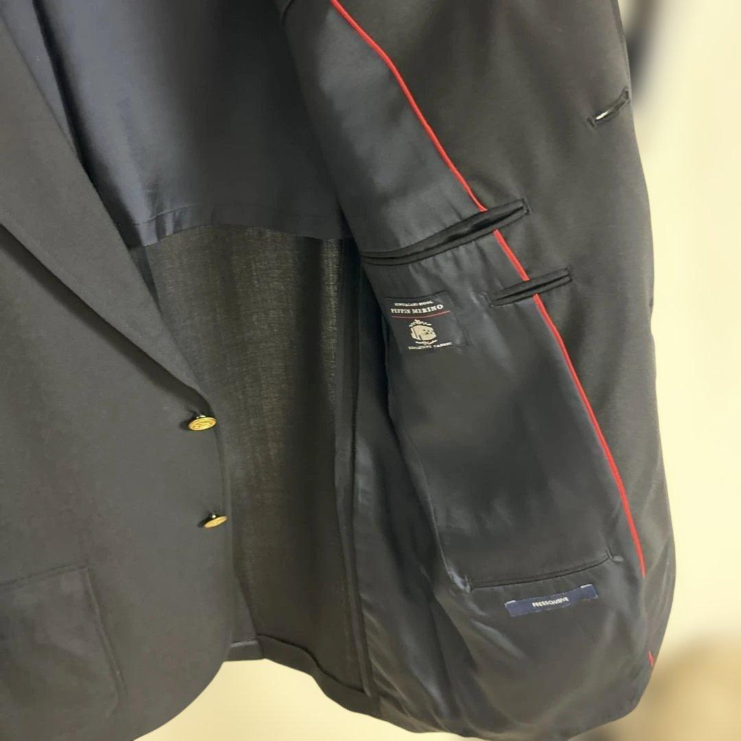 【美品】J.PRESS ぺピンメリノ トロピカルブレザー 紺ブレ