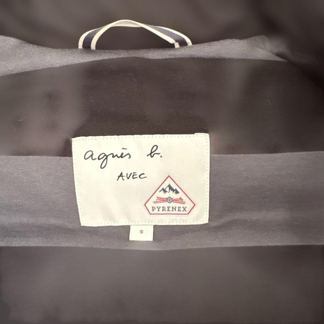 agnes b. AVEC PYRENEX ダウンベスト ブラック　ピレネックス