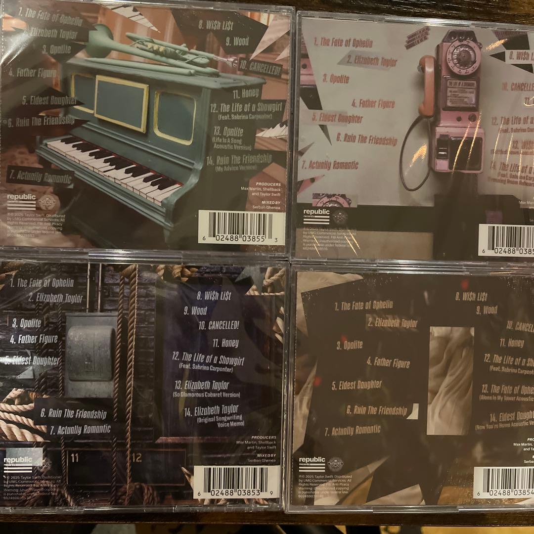 The life of a showgirl【日本未発売】4枚