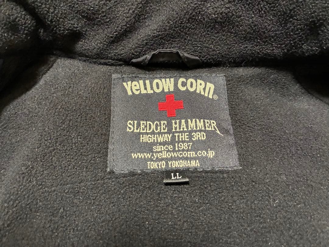 YELLOW CORN バイクジャケット ネイビー　ウィンター