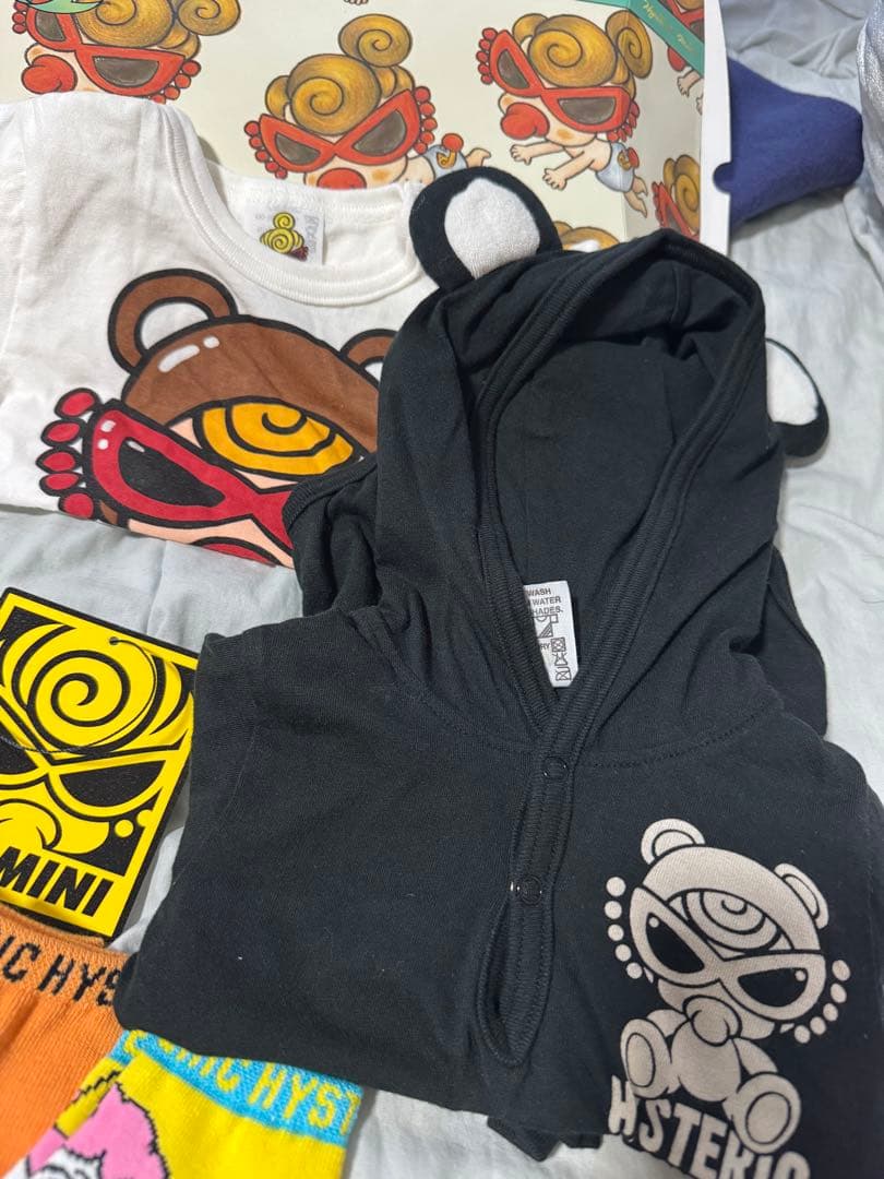 HYSTERICMINIキャラクターTシャツ靴下おしゃぶりホルダーセット最終値下