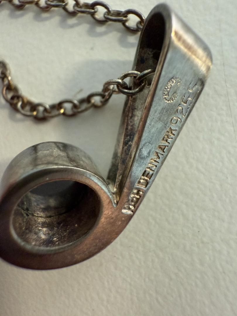   ハンスハンセン ヘマタイト ネックレス　#4506-4