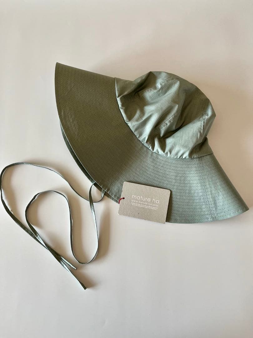 mature ha. オーガニックコットン ガーデンハット 試着のみ