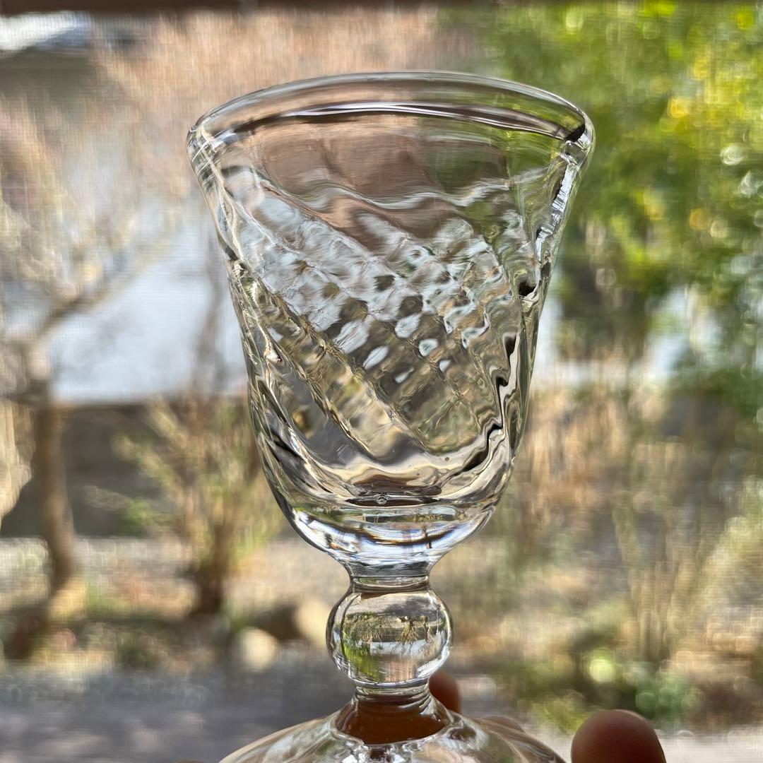 倉敷ガラス　小谷真三 ワイングラス　2脚セット　小谷眞三　ペア