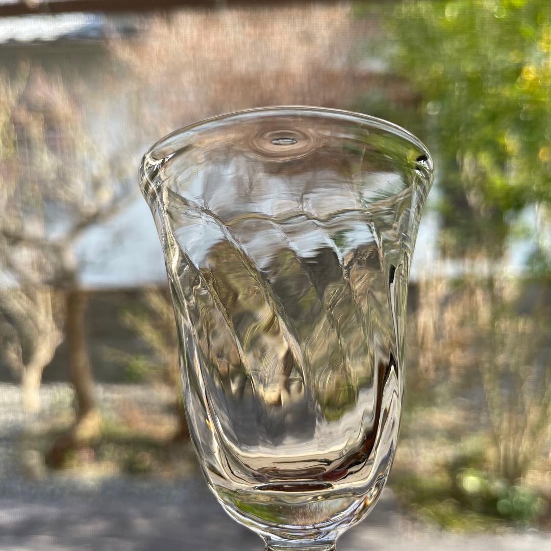 倉敷ガラス　小谷真三 ワイングラス　2脚セット　小谷眞三　ペア