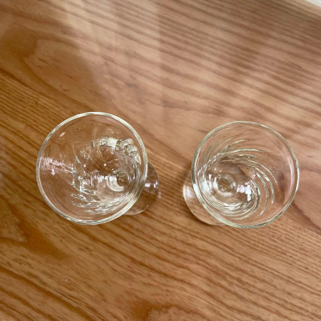 倉敷ガラス　小谷真三 ワイングラス　2脚セット　小谷眞三　ペア
