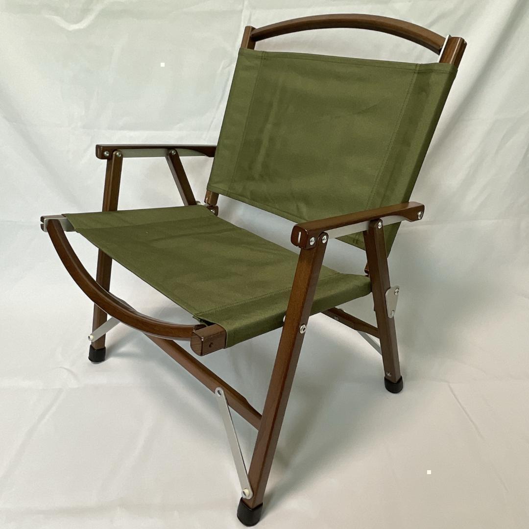 オーク材 カーミットチェア同規格品 ウォールナット カーミット風 グリーン 新品