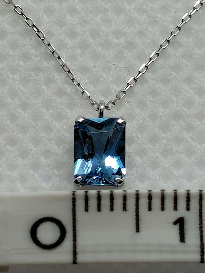 【GSTV】 K18WG サンタマリアアフリカーナ アクアマリン ネックレス