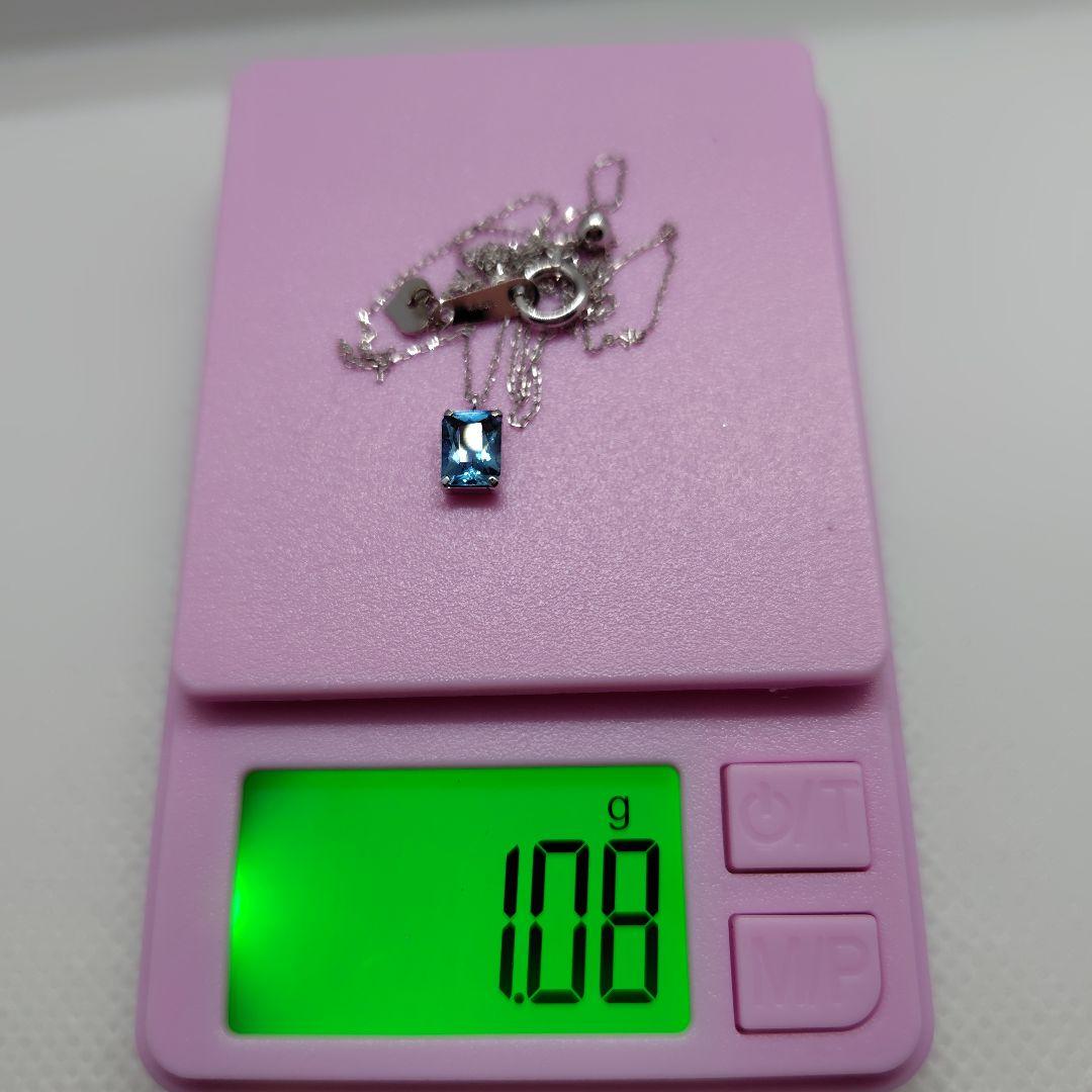 【GSTV】 K18WG サンタマリアアフリカーナ アクアマリン ネックレス