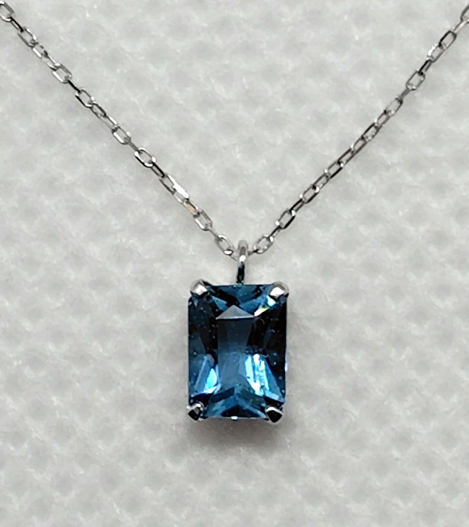 【GSTV】 K18WG サンタマリアアフリカーナ アクアマリン ネックレス