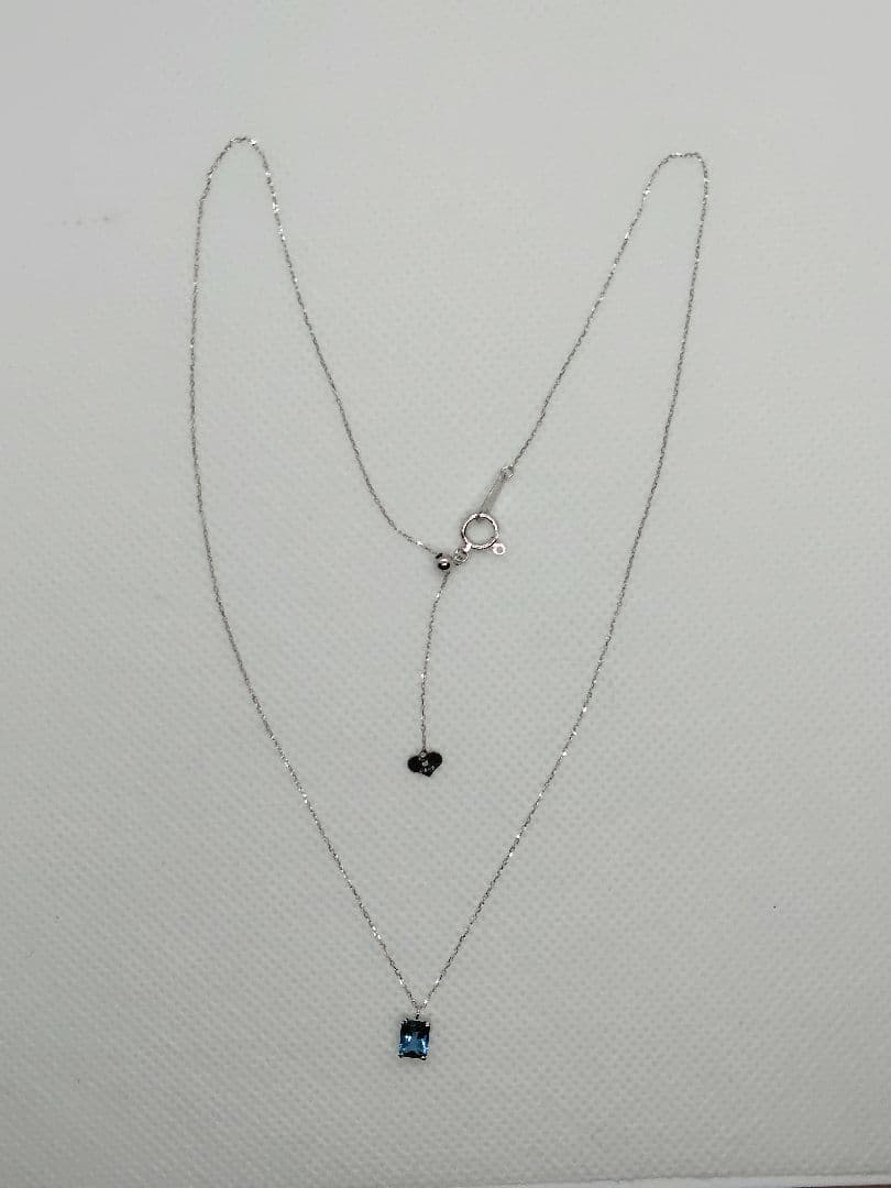 【GSTV】 K18WG サンタマリアアフリカーナ アクアマリン ネックレス