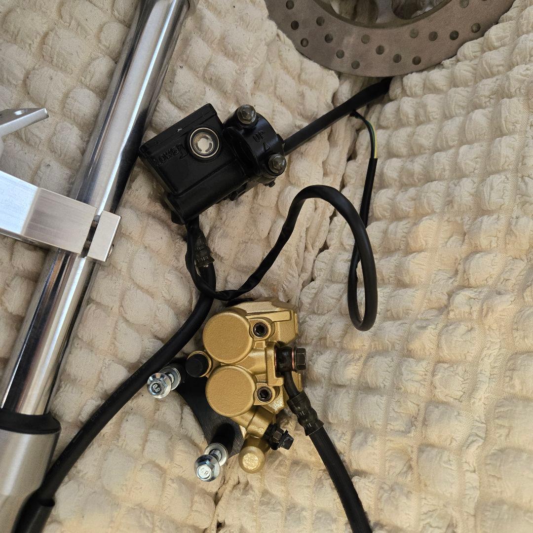 ★モンキー・ゴリラ★φ31フロントフォーク　デ ィスクブレーキキット