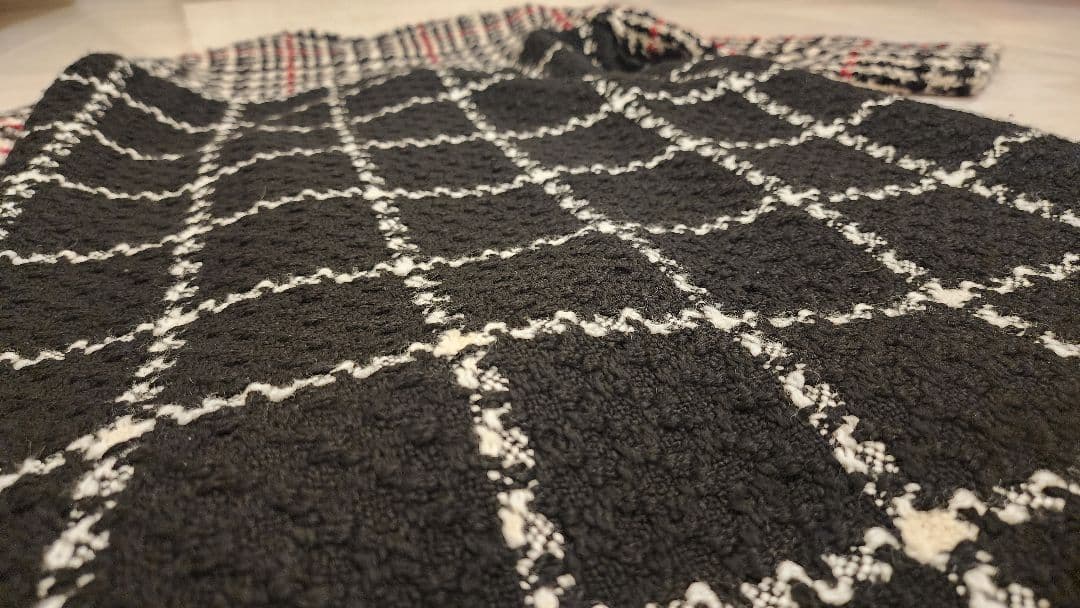 グレースゴンチネンタル　ダイアグラム　チェック柄ロングコート　36