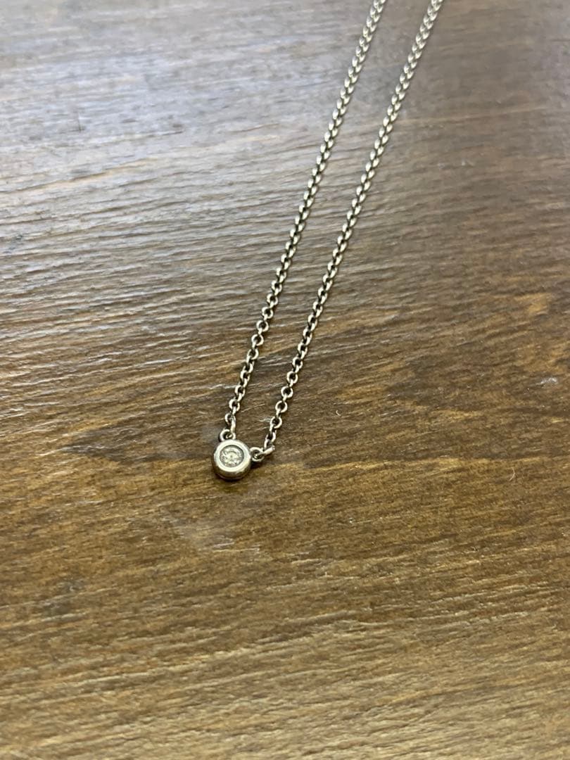 ティファニー　バイヤザード　0.03ct ネックレス　925 エルサペレッティ