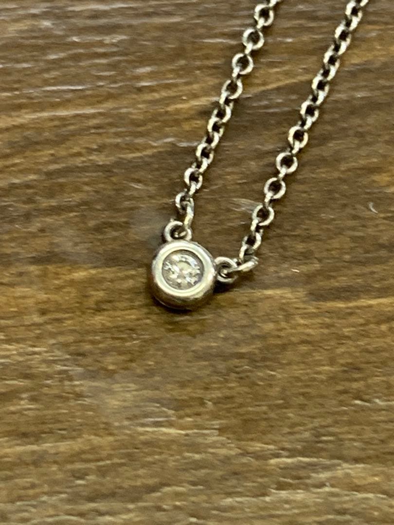 ティファニー　バイヤザード　0.03ct ネックレス　925 エルサペレッティ