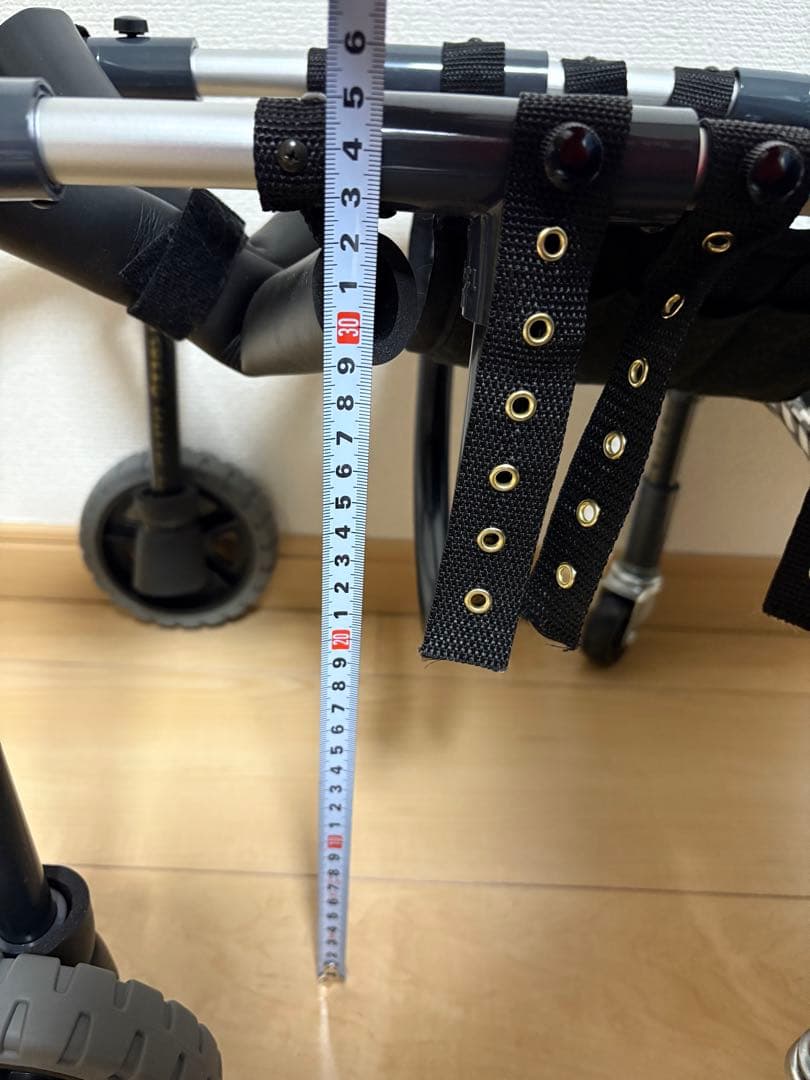 犬用車いす チェック柄