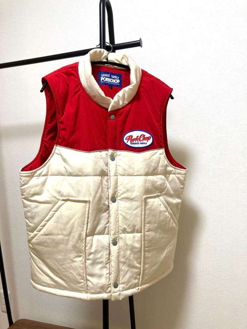 PORKCHOP パデッドベスト 25年秋 L 極美品