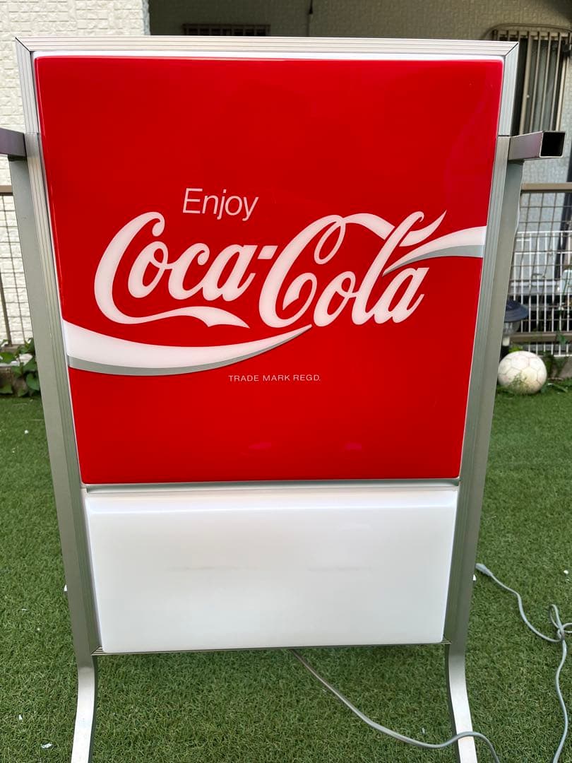 Coca-Cola スタンド看板 LED照明付き